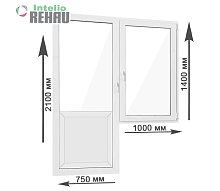 Балконный блок Рехау Intelio